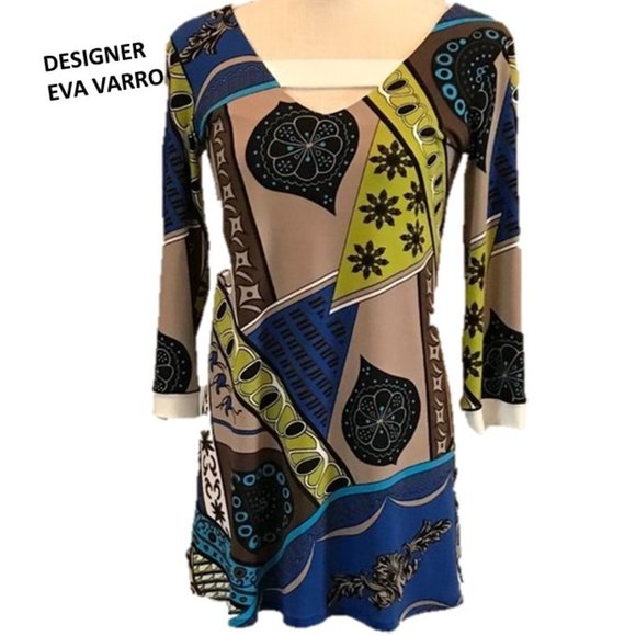 EVA VARRO Designer Tunic Top - S - Picture 1 of 8
